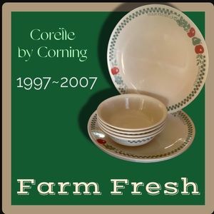 COPY - Farm Fresh by Corning (Corelle) Plates & Bowls